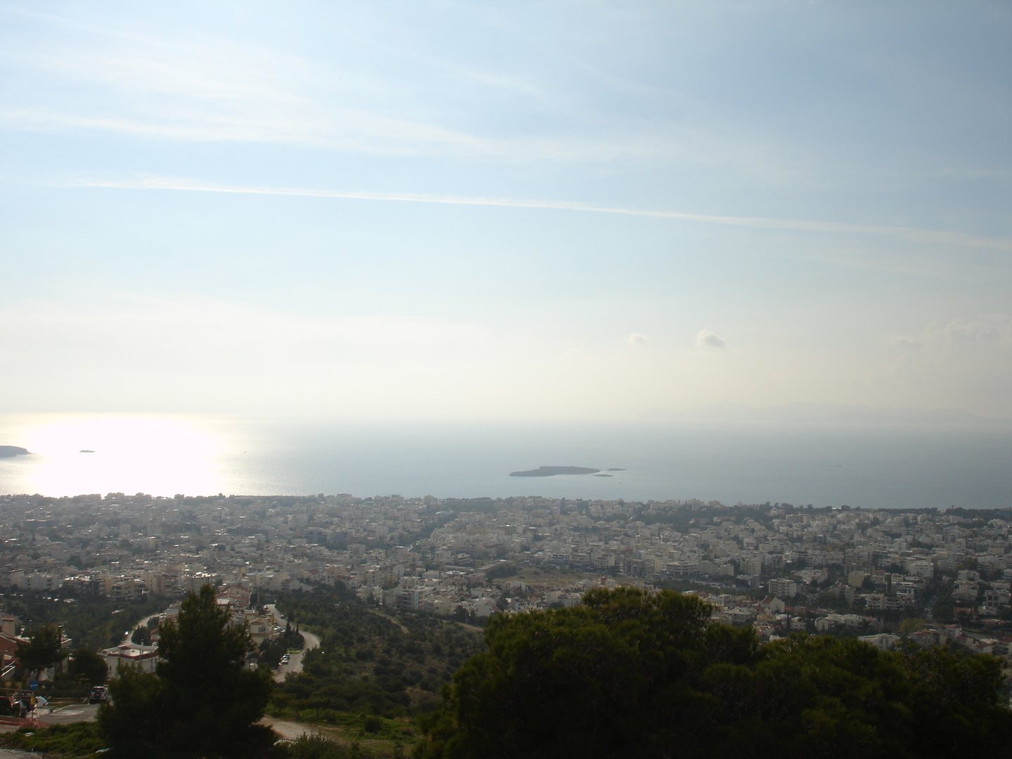 Athens city skyline