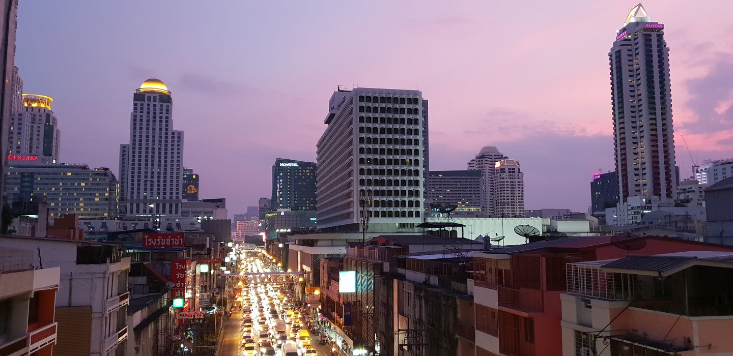 Bangkok city skyline