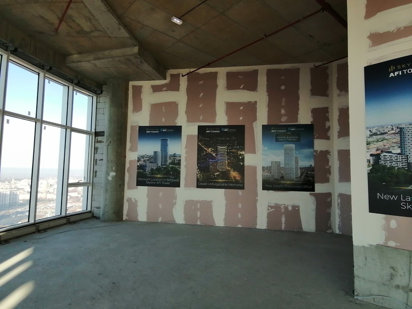 Belgrade city skyline