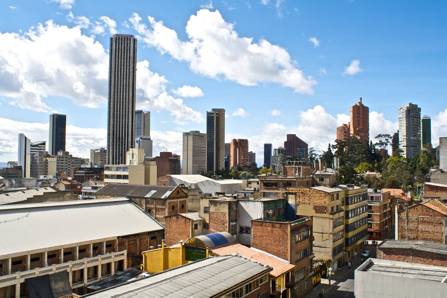 Bogota city skyline