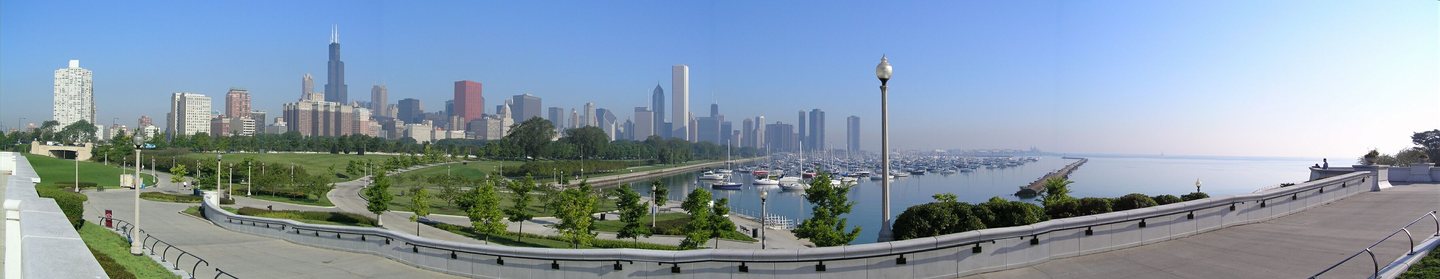 Chicago city skyline