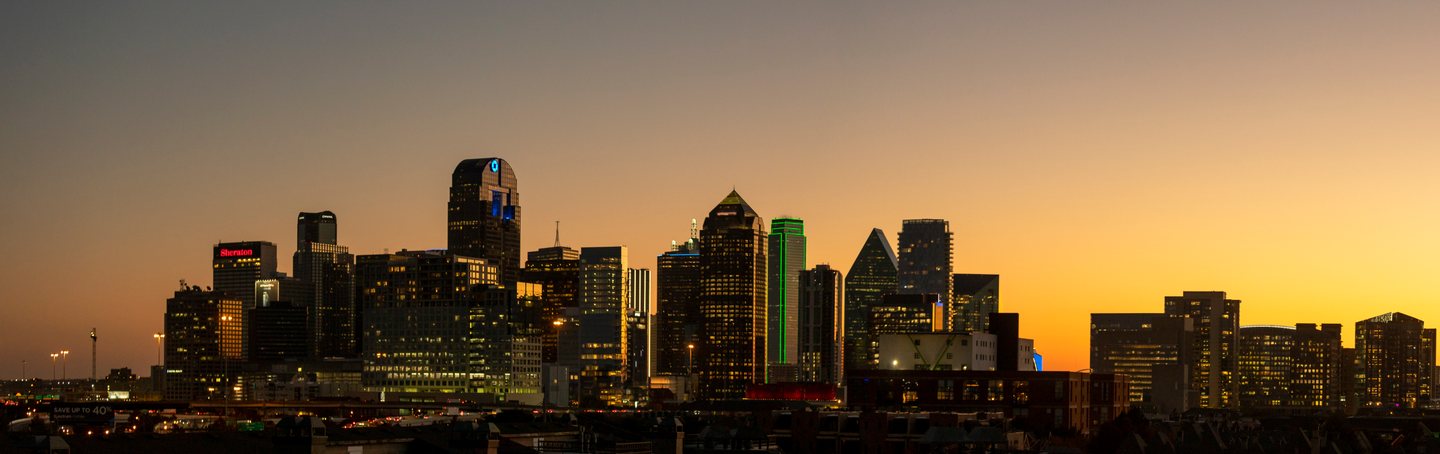 Dallas city skyline