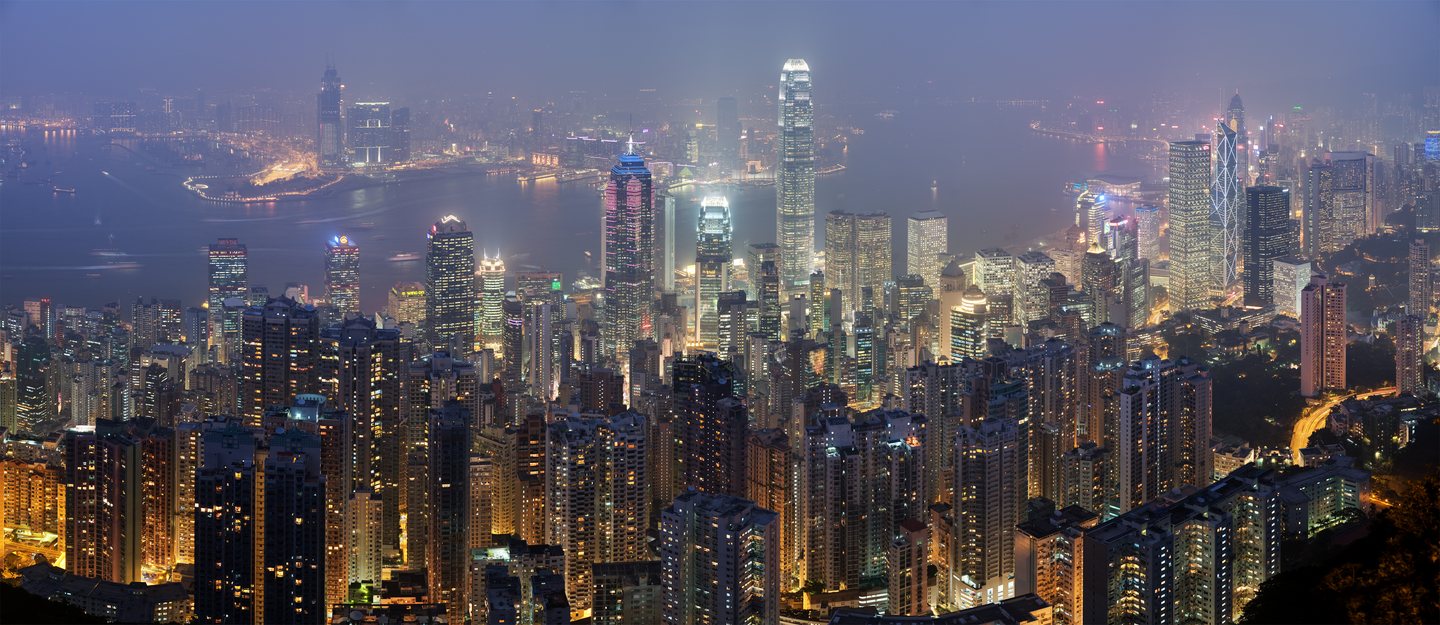 Hong Kong city skyline