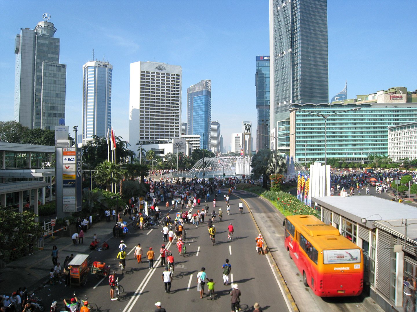 Jakarta city skyline
