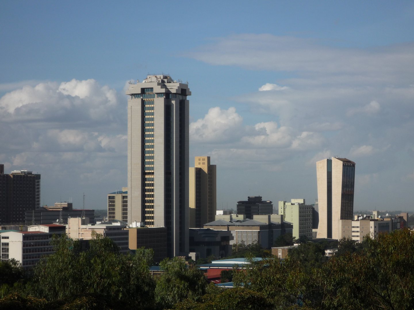 Nairobi city skyline