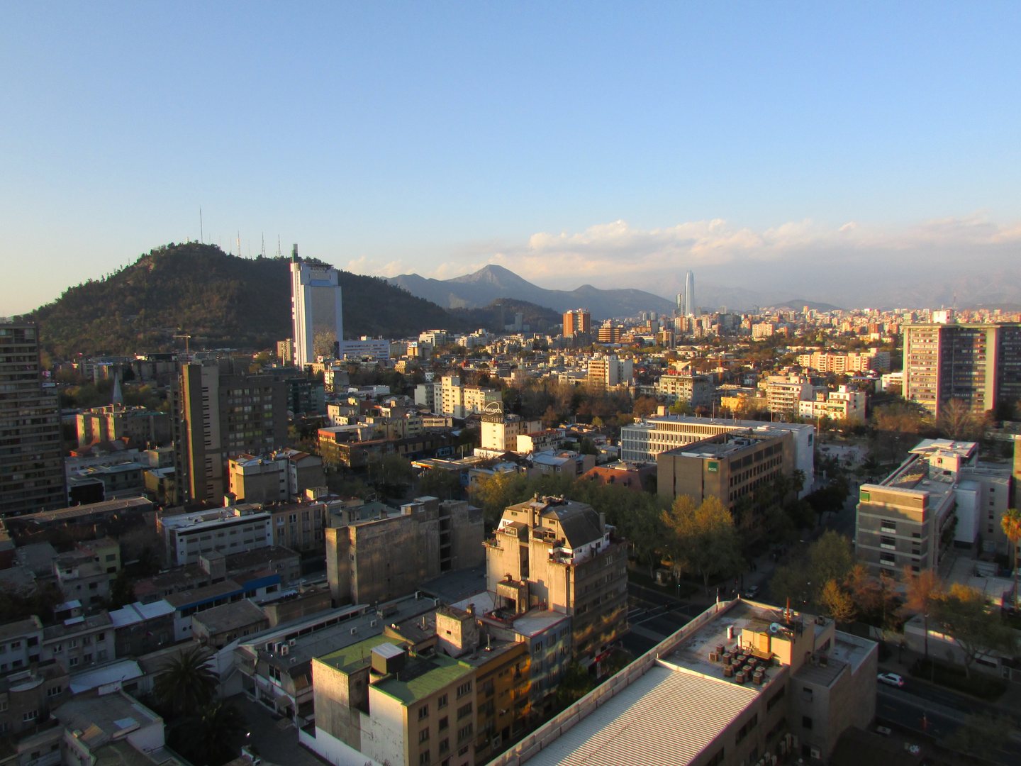 Santiago city skyline