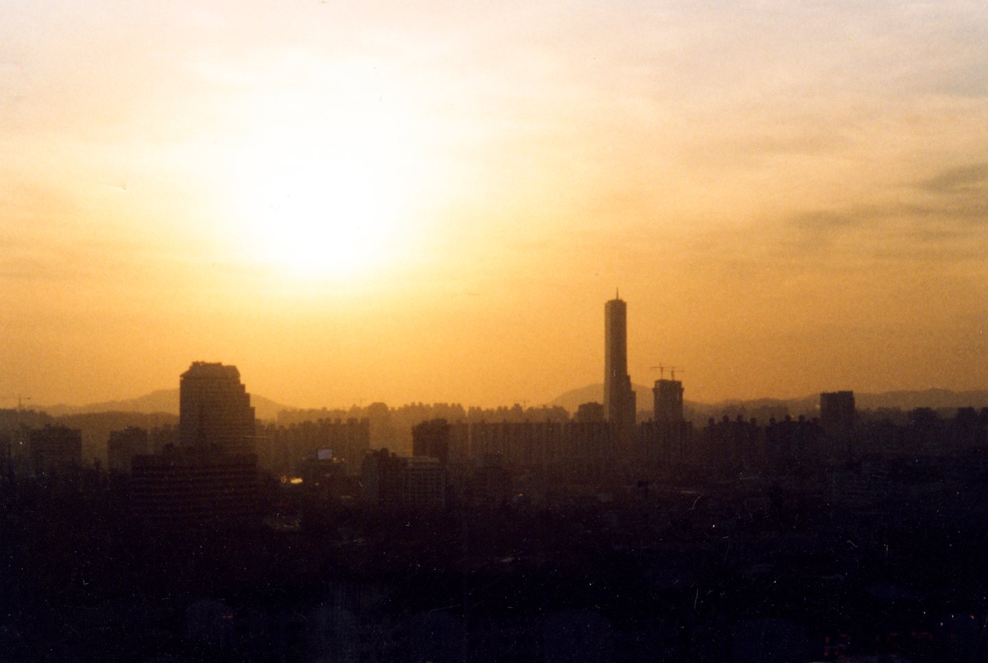 Seoul city skyline