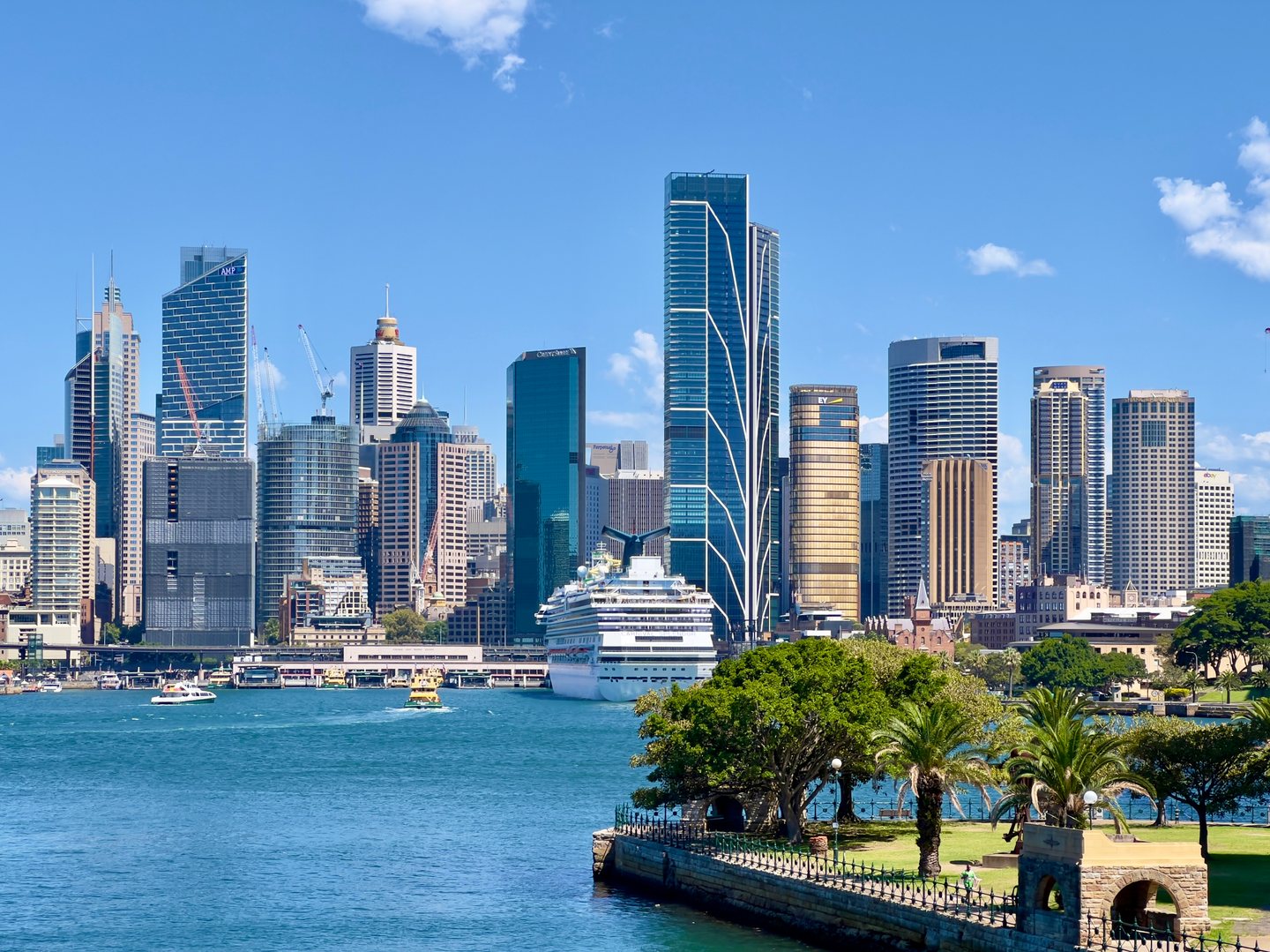 Sydney central business district skyline