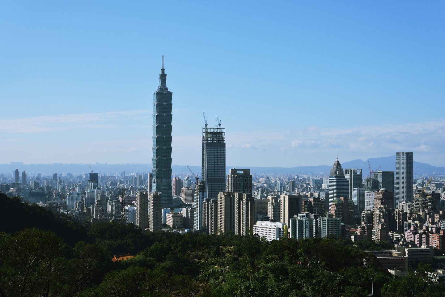 Taipei city skyline