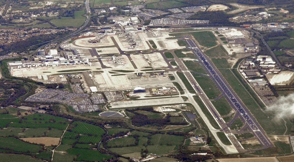 Gatwick Airport south of London