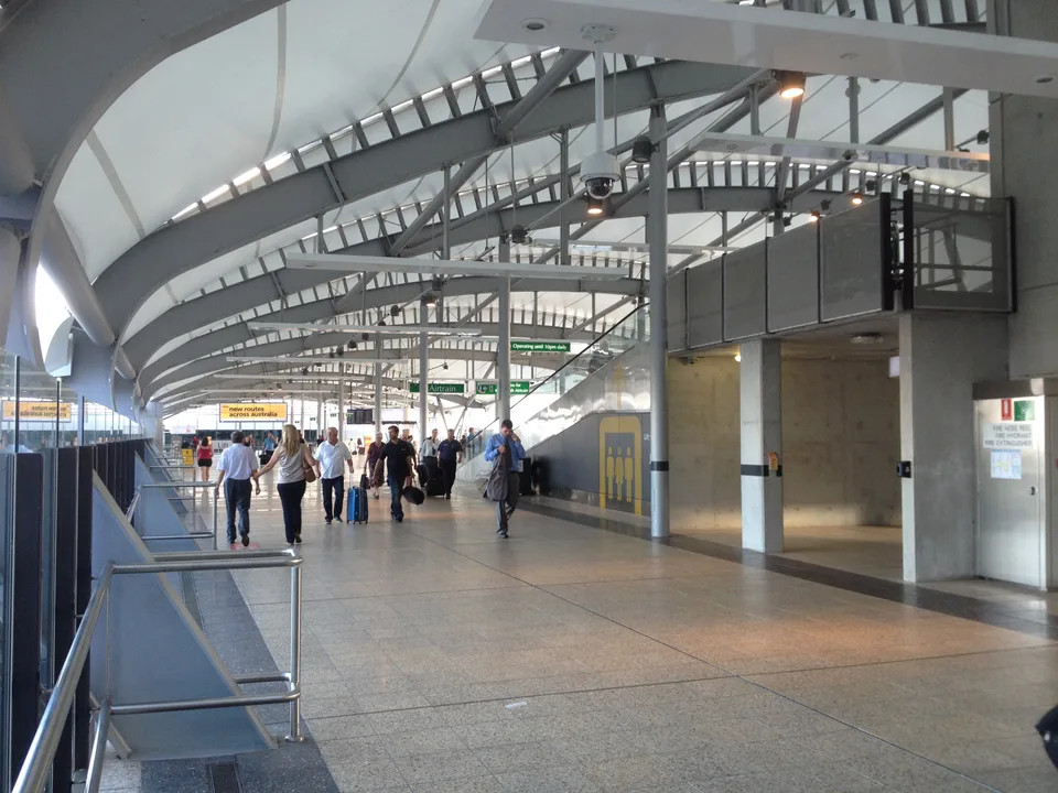 Brisbane Airport domestic terminal skyway