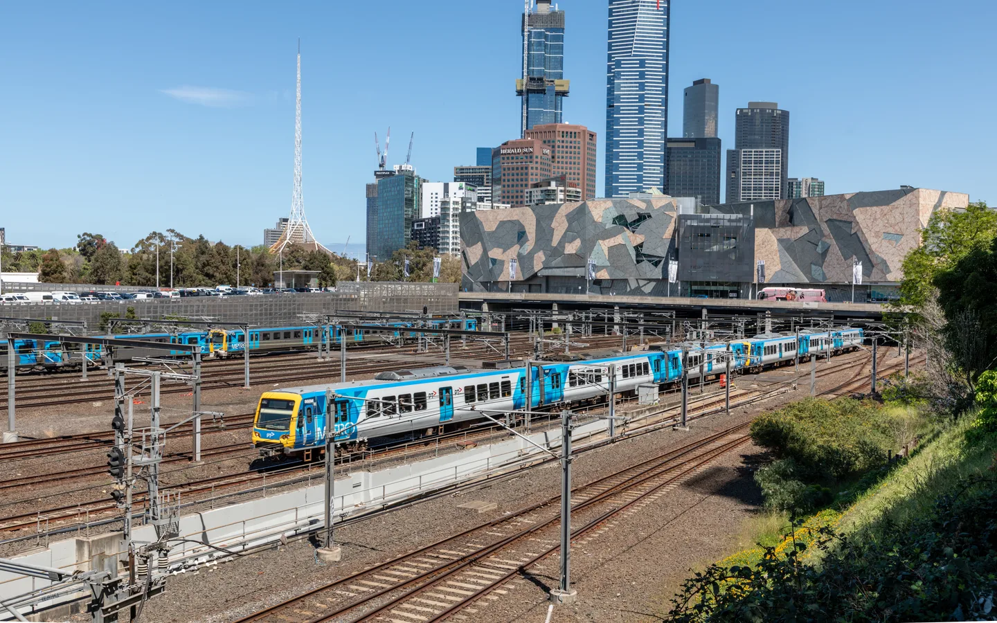 Flinders Street Railway Station in Melbourne